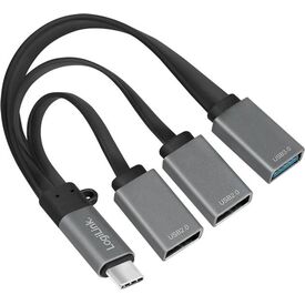 LogiLink USB-C hub, 3-Port Hub 3 x SuperSpeed USB UA0315