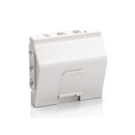 Equip 761311 French Modular Faceplate Insert White RAL 9010