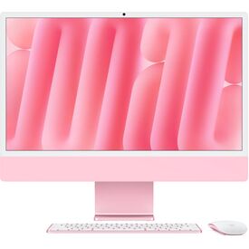 Apple iMac 24-inch with M4 chip, 8-core CPU, 8-core GPU, 16GB pink