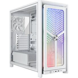 CORSAIR Geh Midi FRAME 4000X RS Mid-Tower, White (CC-9011303-WW)