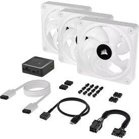 Corsair iCUE LINK QX120 RGB White 120mm Triple Fan Starter Kit