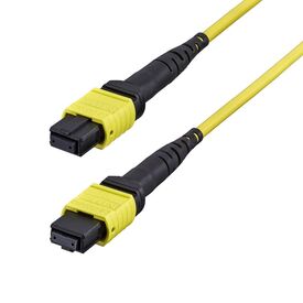 StarTech.com MTP/MPO-12 OS2 Fibre Cable 5 m Yellow