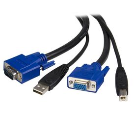 StarTech.com SVUSB2N1_10 2-in-1 USB VGA KVM Cable 3m