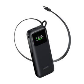 Belkin UltraCharge Power Bank 11K 60W Retractable Black
