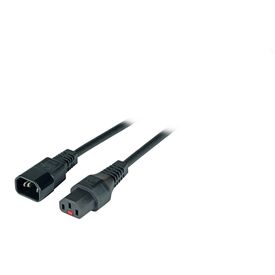 EFB EK601SW.1 C14 to C13 Cable with IEC Lock 1 m Black