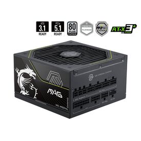 MSI MAG A1200PLS PCIE5 1200W 80+ Platinum ATX 3.1 PSU