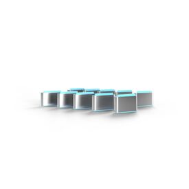 Lindy 40466 USB-C Port Blocker Pack Blue 10 Locks