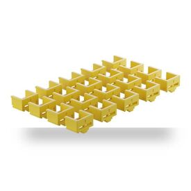 Lindy 47901 RJ45 Port Blocker Pack Yellow 20 Locks