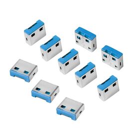 LogiLink AU0046 USB-A Port Blocker 10 Locks No Key