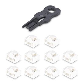 StarTech RJ45LOCKANDKEY RJ45 Port Locks 10 Pack with Key