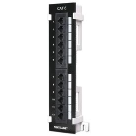 Intellinet 560269 Cat6 12-Port Wall-Mount Patch Panel
