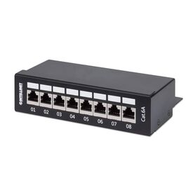 Intellinet 720908 Cat6a Shielded 8-Port Desktop Panel