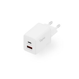 DIGITUS DA-10302 45W GaN USB-C + USB-A Charger White