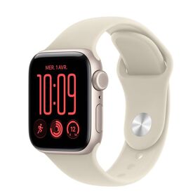 Apple Watch SE 3 Cellular 40mm Starlight Sand Sport Band S/M