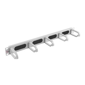 equip 327321 19" 1U Cable Management Panel Brush Grey