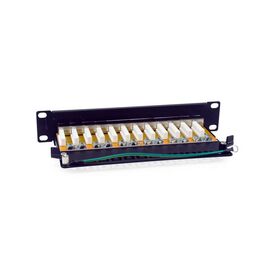 equip 326623 10" 12-Port Cat.6A Patch Panel 1U Black