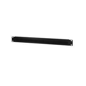 LogiLink ORCEB1B 19" 1U Brush Cable Entry Panel Black