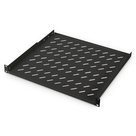 DIGITUS 19in 1U Fixed Shelf 400 mm, Black