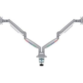 Kensington SmartFit One-Touch Dual Monitor Arm, Grey