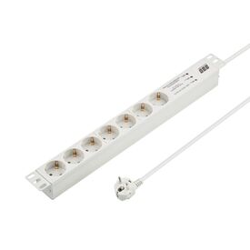 EFB Elektronik EK631DE.3GR Grey 7-Socket Rack Power Strip