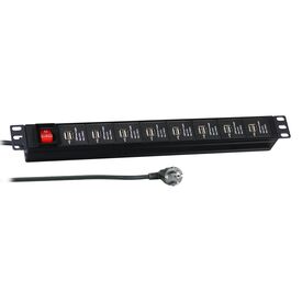 EFB 19in 1U USB Charging Strip 16x USB-A 84W Black