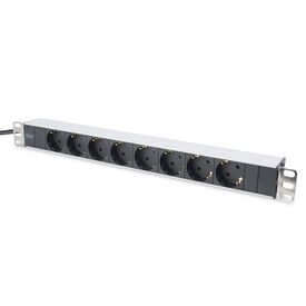 DIGITUS 19" Rack Power Strip 8x Schuko, 16A, 2m