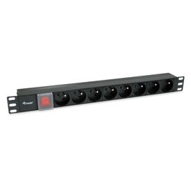 Equip Pro 19" 1U PDU 8x French Type E Switched