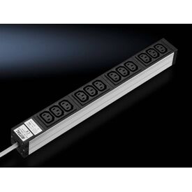 Rittal DK 7240.200 19" 1U Socket Strip 12x C13