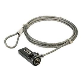 LogiLink NBS002 Silver Combination Notebook Cable Lock