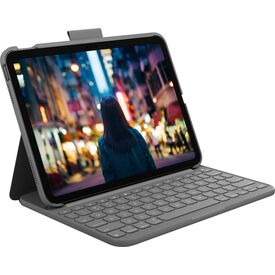 Logitech Slim Folio UK Keyboard Case Oxford Grey