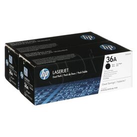 HP 36A CB436AD Original Black Toner Twin Pack