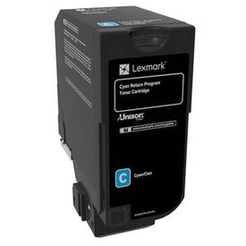 Lexmark 74C20C0 Original Cyan Standard Capacity Return Program Toner