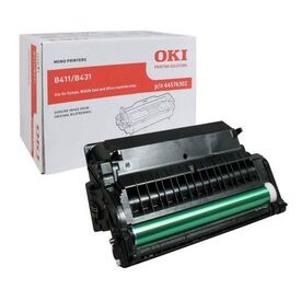 OKI 44574302 Original Black Image Drum and Packaging