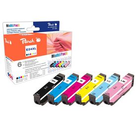 Peach 6-Pack for Epson 24XL, Expression Photo