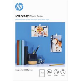 HP Everyday Photo Paper Glossy 10x15 cm 100 Sheets