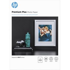 HP Premium Plus Photo Paper Glossy A4 300 g/m², 20 Sheets