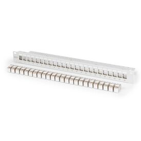 DIGITUS 24-Port CAT 6A Modular Patch Panel 1U Grey