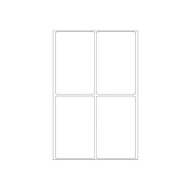 HERMA 2490 Handwriting Labels 52 × 82 mm White 128 Pack