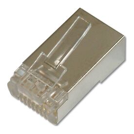 DIGITUS Cat 5e Shielded RJ45 Plug, Stranded, 100 pcs
