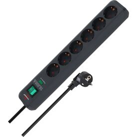 Brennenstuhl Eco-Line 6-Way Surge Extension Lead 5 m