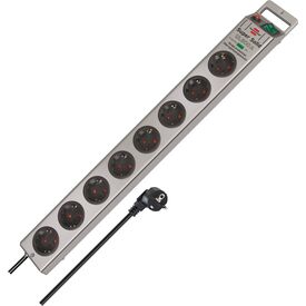 Brennenstuhl Super-Solid 8-Way Surge Power Strip 2.5 m