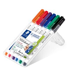 STAEDTLER Lumocolor 301 Whiteboard Pens Box of 6