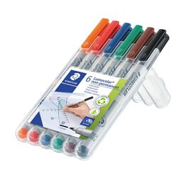 STAEDTLER Lumocolor non-permanent 315 M, 6 Colours