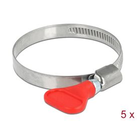 Delock Hose Clamp 40-60 mm Tool-Free, 5 Pack