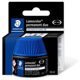 STAEDTLER Lumocolor Refill Station 488 48, Blue, 20 ml
