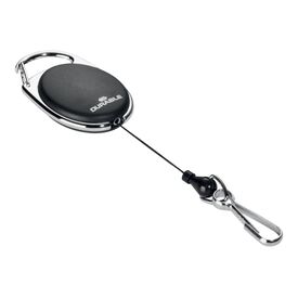 DURABLE STYLE 832701 Black Badge Reel with Snap Hook