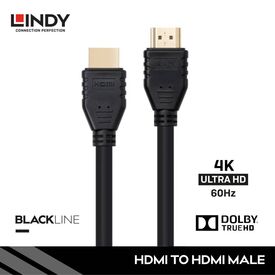 Lindy 36501 0.5 m 4K60 HDMI Cable