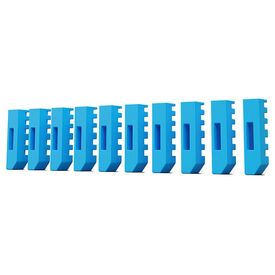 Lindy 40325 DisplayPort Port Blocker Pack, 10 Locks, No Key, Blue