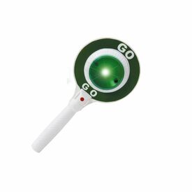JAMARA Police Stop/Go Toy Sign with Lights, White, 25.3cm, Ages 3+