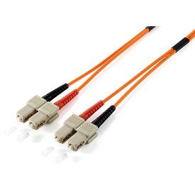 Equip SC-SC Fiber Patch Cable OM1 Duplex 5m Orange